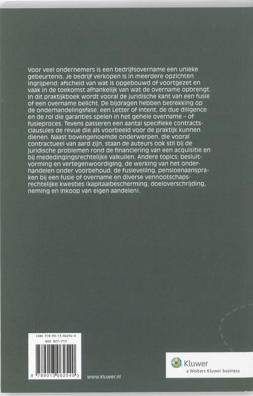 Praktijkhandleidingen  -   Bedrijfsovername achterkant