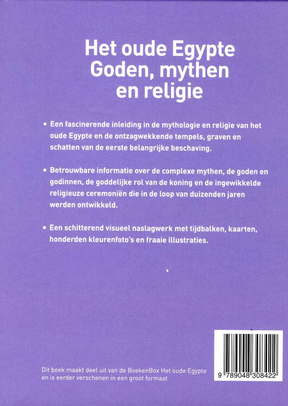 Het oude Egypte - Goden, mythen en religie achterkant