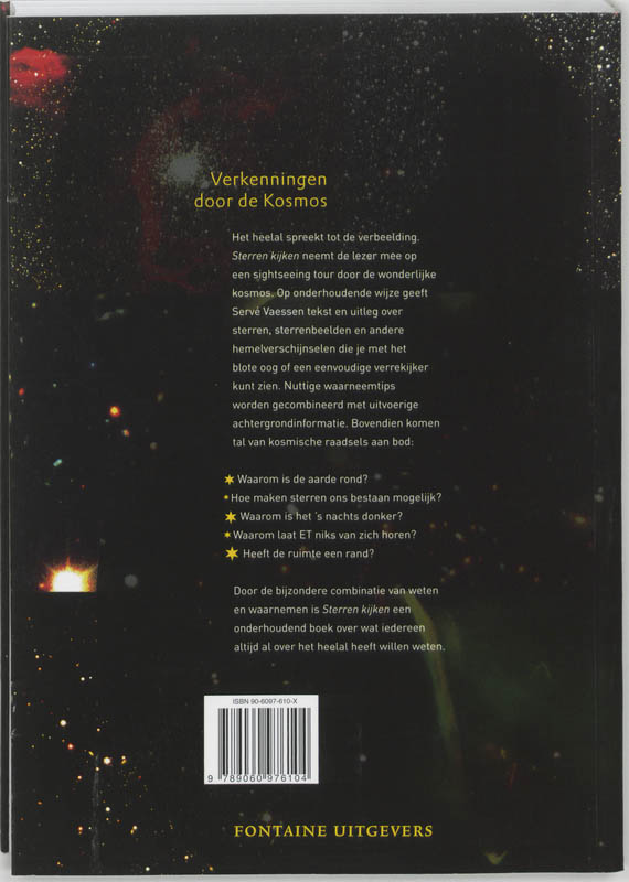 Sterren Kijken achterkant