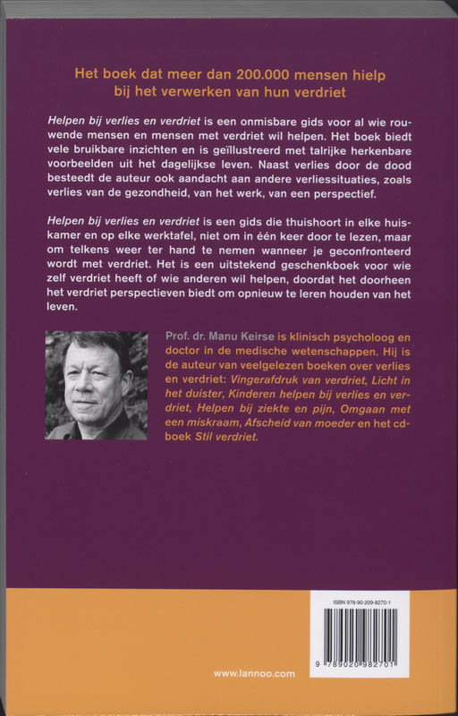 Helpen bij verlies en verdriet achterkant