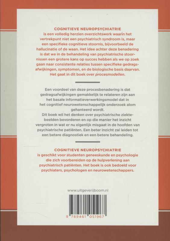 Cognitieve neuropsychiatrie achterkant