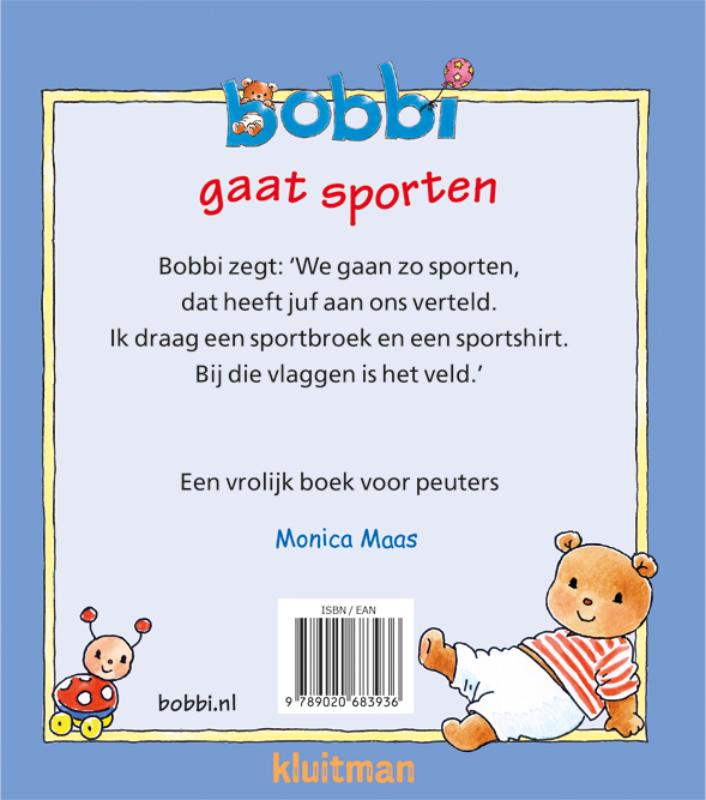 Bobbi gaat sporten / Bobbi achterkant
