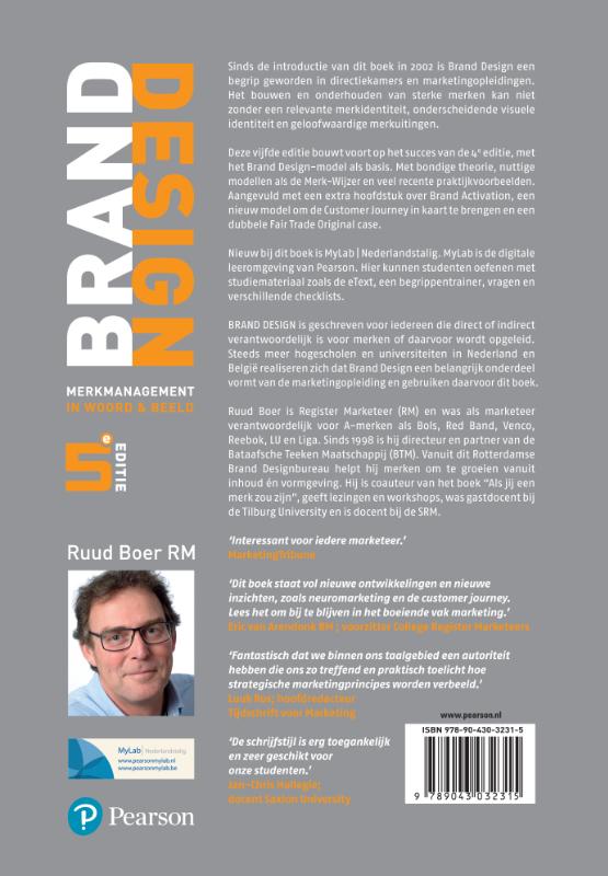 Brand design met achterkant