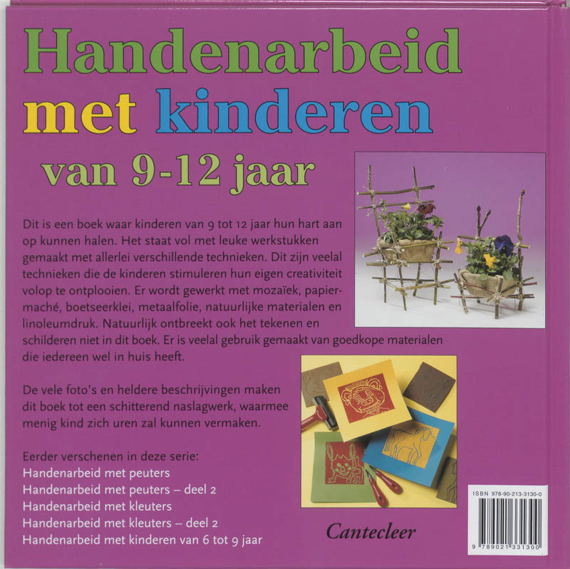 Handenarbeid Met Kinderen 9-12 Jaar achterkant
