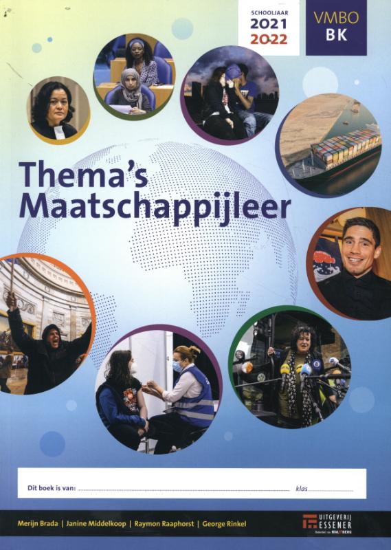 Thema's Maatschappijleer VMBO BK 2021-2022 les/werkboek