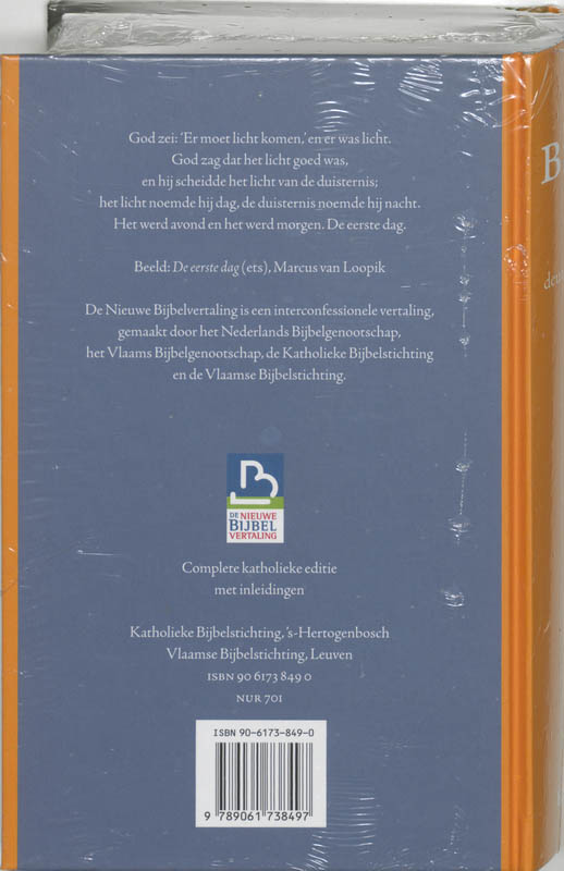 De bijbel achterkant