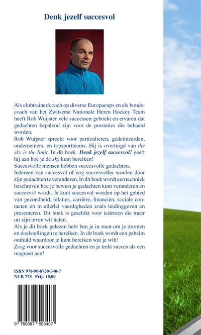Denk jezelf succesvol achterkant