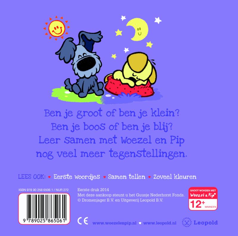 Tegenstellingen / Woezel & Pip achterkant