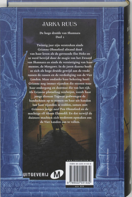 Jarka Ruus / De hoge druide van Shannara / 1 achterkant