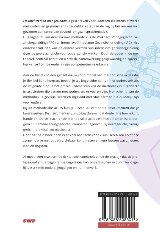 Flexibel werken met gezinnen achterkant