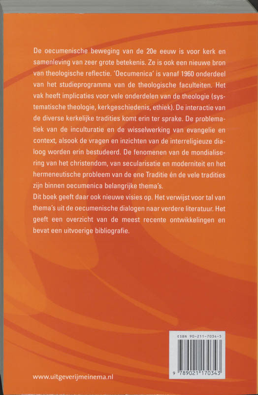 Oecumene als leerproces / IIMO research publication / 37 achterkant