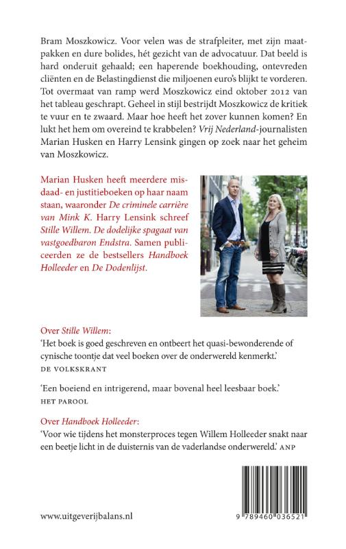 Het geheim van Bram Moszkowicz achterkant