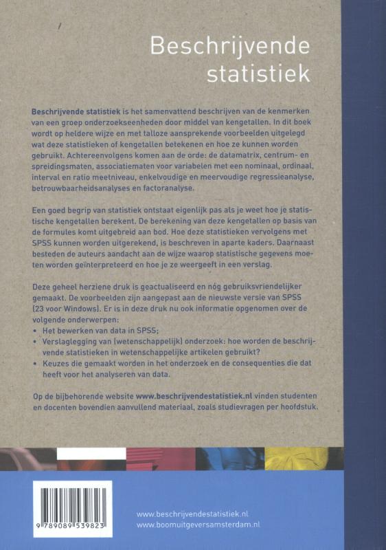 Beschrijvende statistiek achterkant