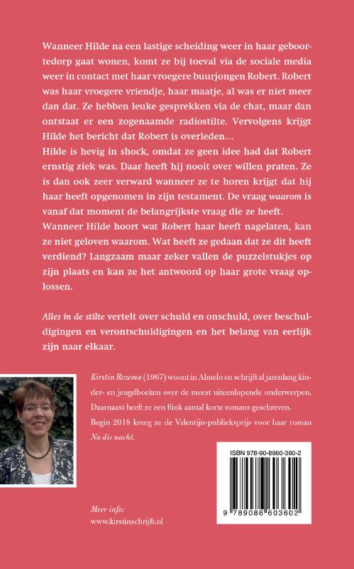 Alles in de stilte achterkant