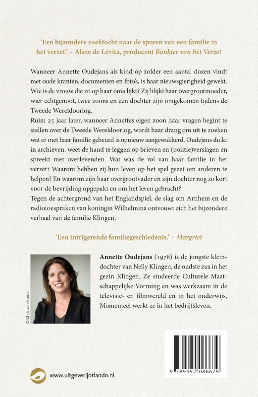 Een familie in het verzet achterkant