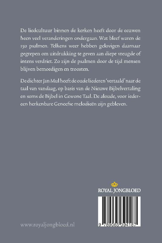Zingend door de tijd achterkant