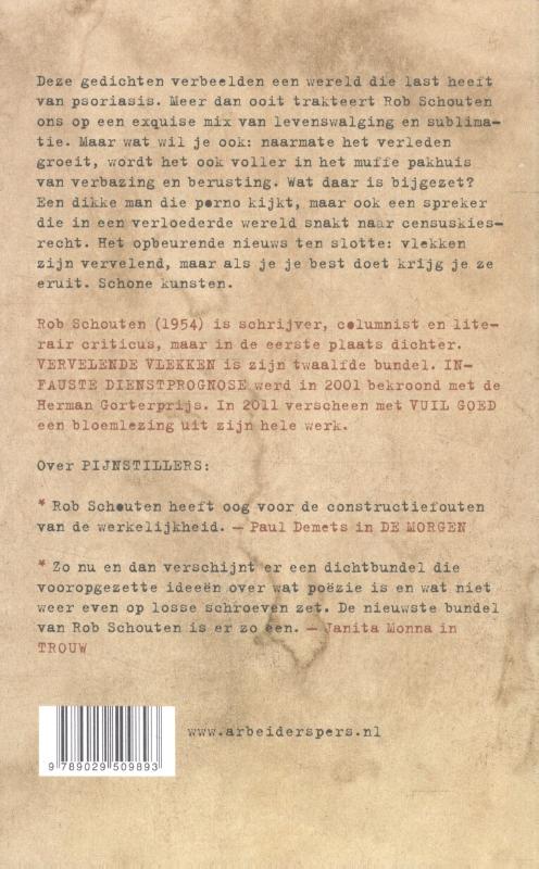 Vervelende vlekken achterkant