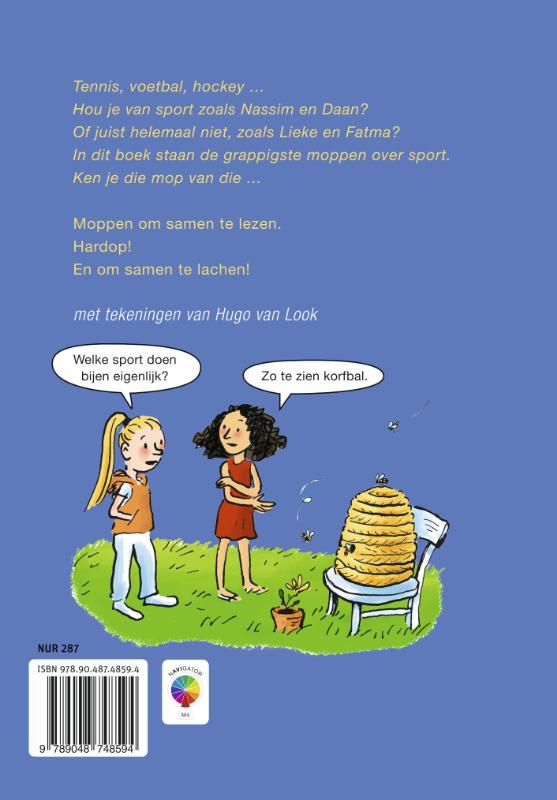 Die mop is raak! / Toneellezen achterkant