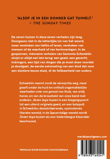 Zeven lege huizen achterkant