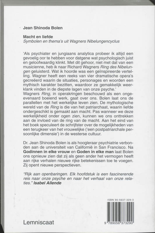 Macht en liefde achterkant