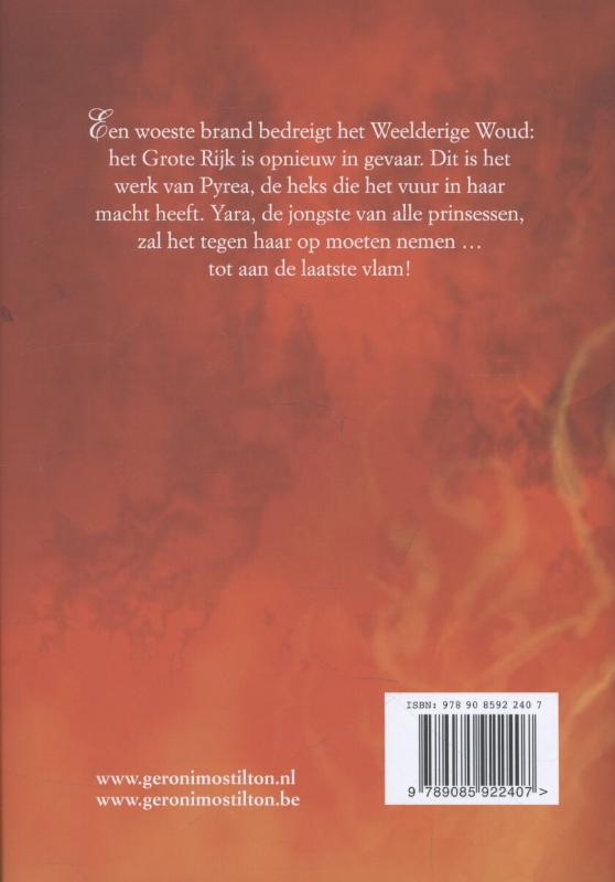 De heks van vuur en vlam / Heksen van Fantasia / 2 achterkant