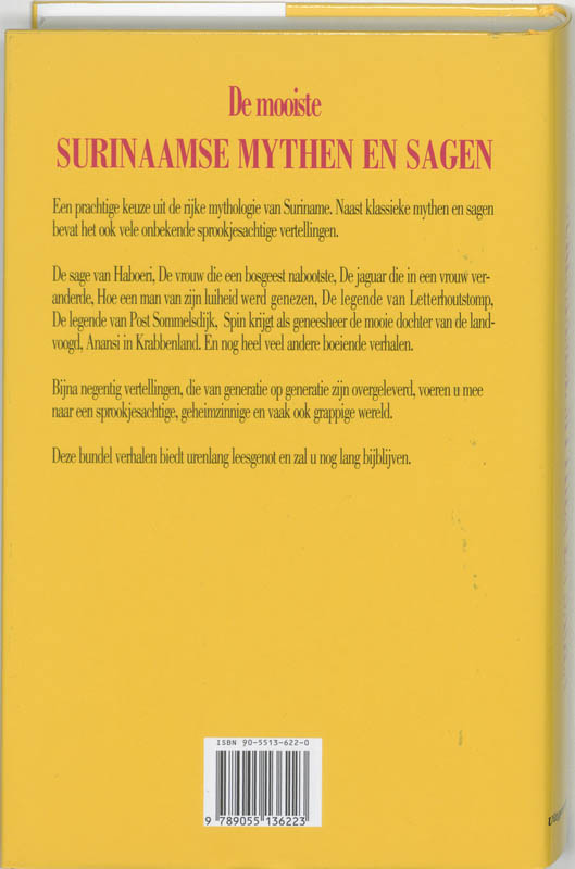 De Mooiste Surinaamse Mythen En Sagen achterkant