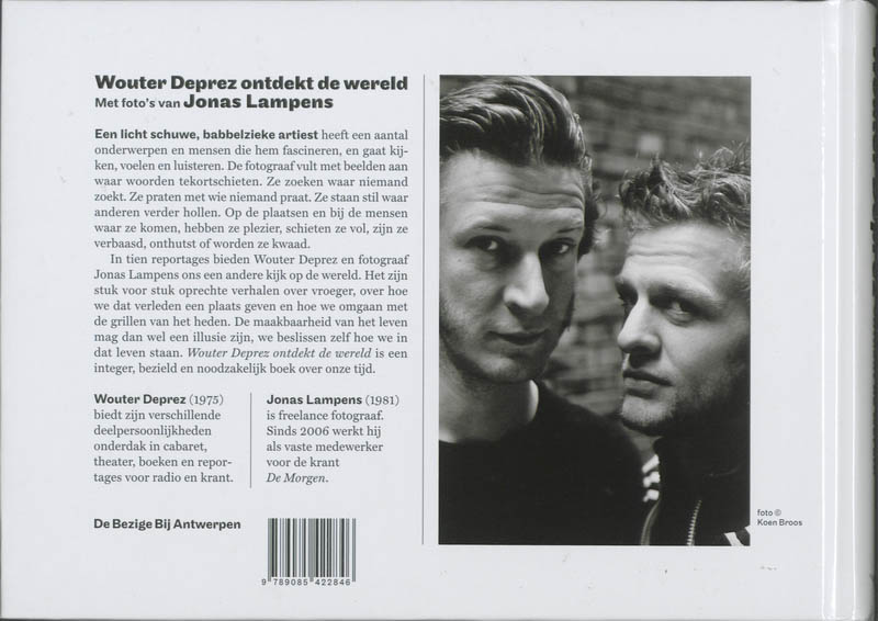 Wouter Deprez Ontdekt De Wereld achterkant