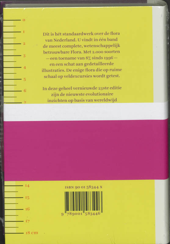 Heukels'Flora van Nederland achterkant