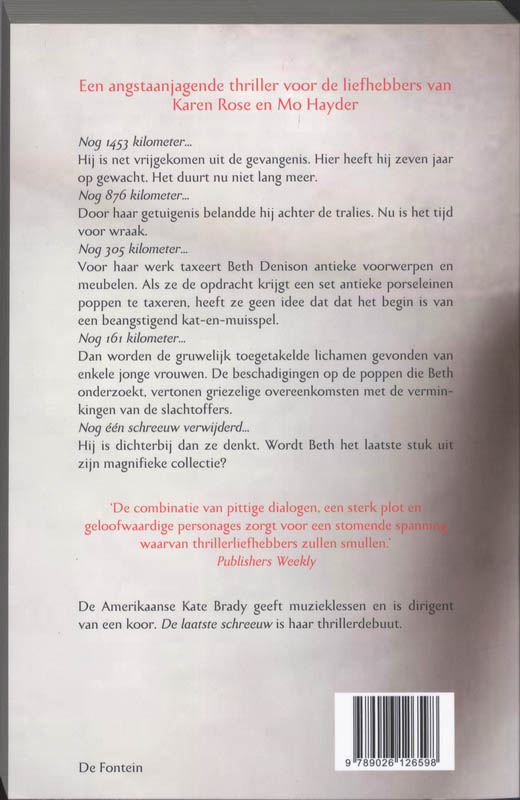 De Laatste Schreeuw achterkant