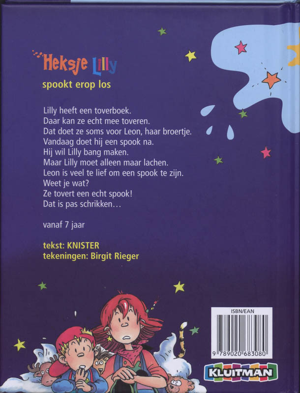 Heksje Lilly spookt erop los achterkant