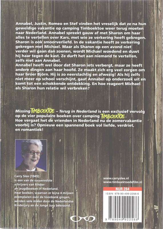 Missing timboektoe achterkant