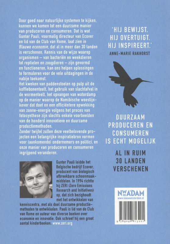 Blauwe economie achterkant