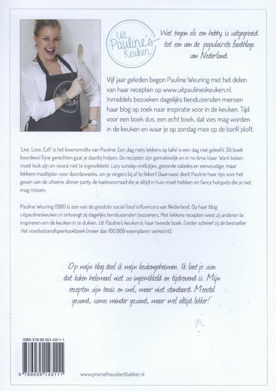 Uit Pauline's keuken achterkant