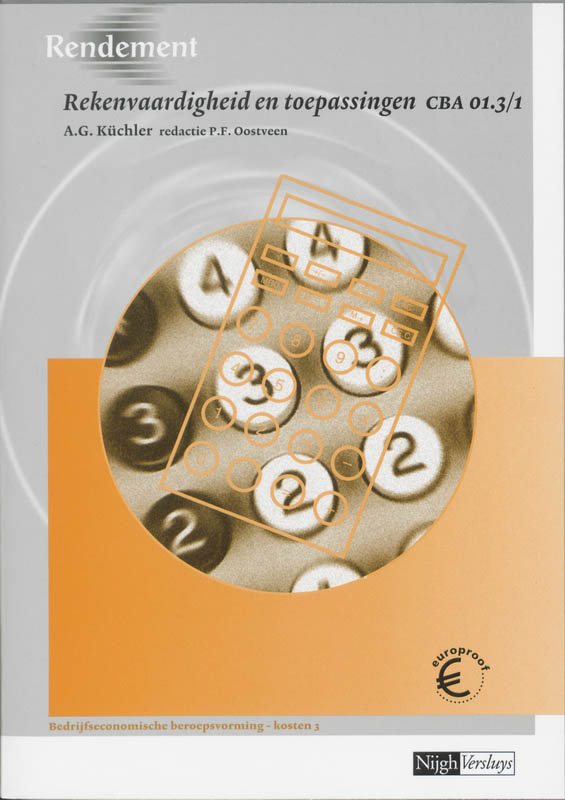 Rekenvaardigheid en toepassingen / CBA 01.3 Module 1 / Rendement