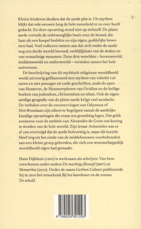 De platte aarde achterkant