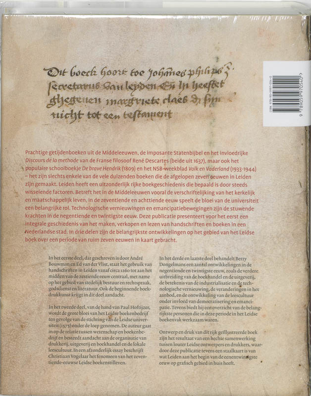 Stad van boeken achterkant