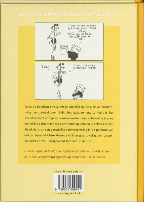 Sigmund weet wel raad met vakantie achterkant