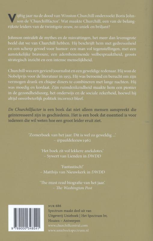 De churchill factor achterkant