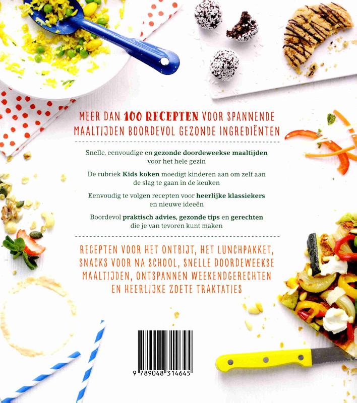 Gezond en vegetarisch koken voor kids achterkant