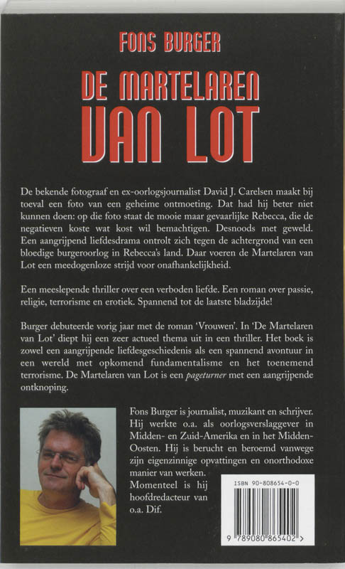 De Martelaren van Lot achterkant