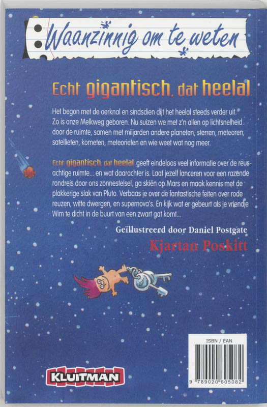 Echt gigantisch, dat heelal / Waanzinnig om te weten achterkant