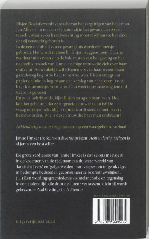 Achtendertig nachten achterkant