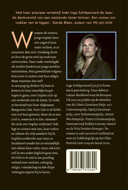 Het licht in de stad achterkant