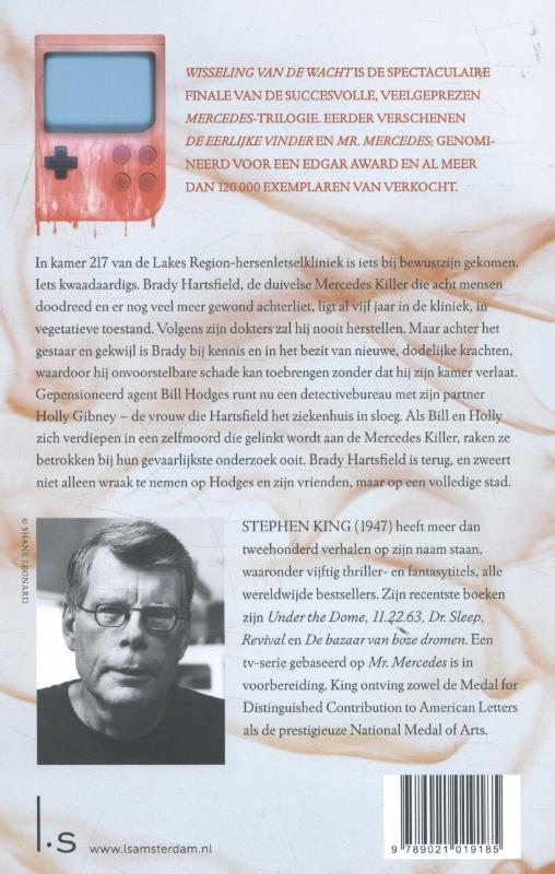 Wisseling van de wacht / Bill Hodges / 3 achterkant