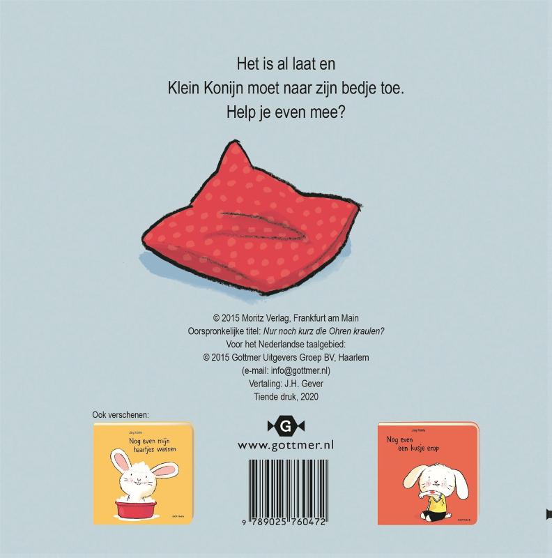 Nog even achter mijn oortjes kriebelen / Nog even... achterkant