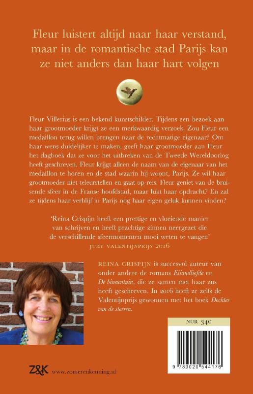 Het medaillon van Chagall achterkant