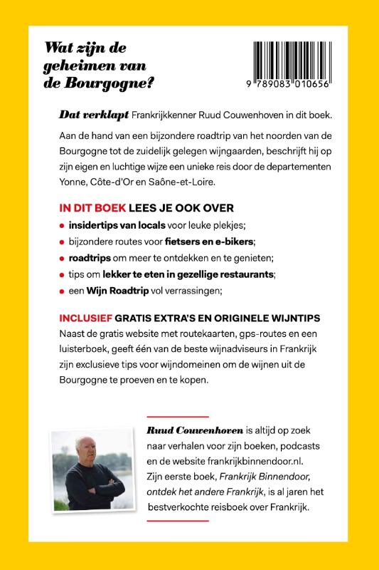 Bourgogne / Frankrijk Binnendoor Regiogids / 3 achterkant