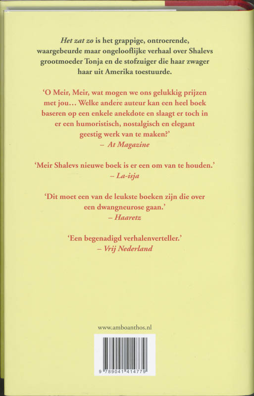 Het zat zo achterkant