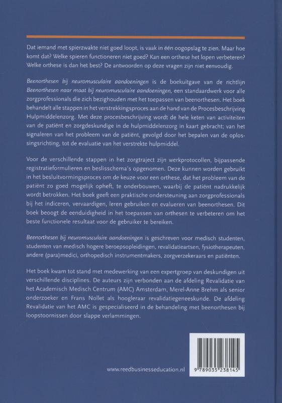 Beenorthesen bij neuromusculaire aandoeningen achterkant