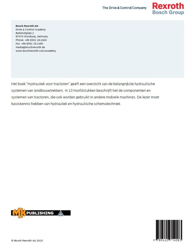 Hydrauliek voor tractoren achterkant